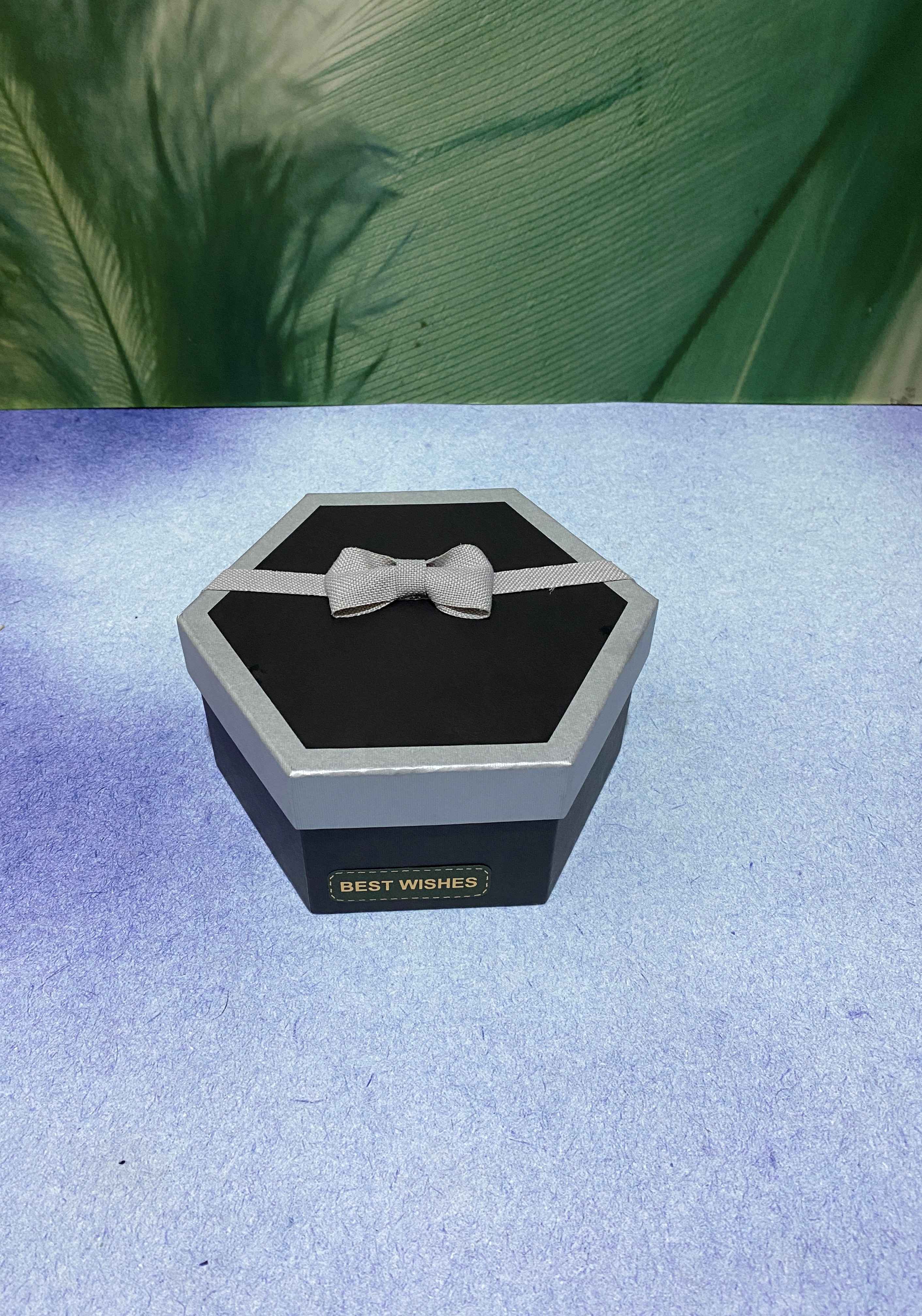 باکس جعبه کادویی مدل 6 ضلعی سایز کوچک