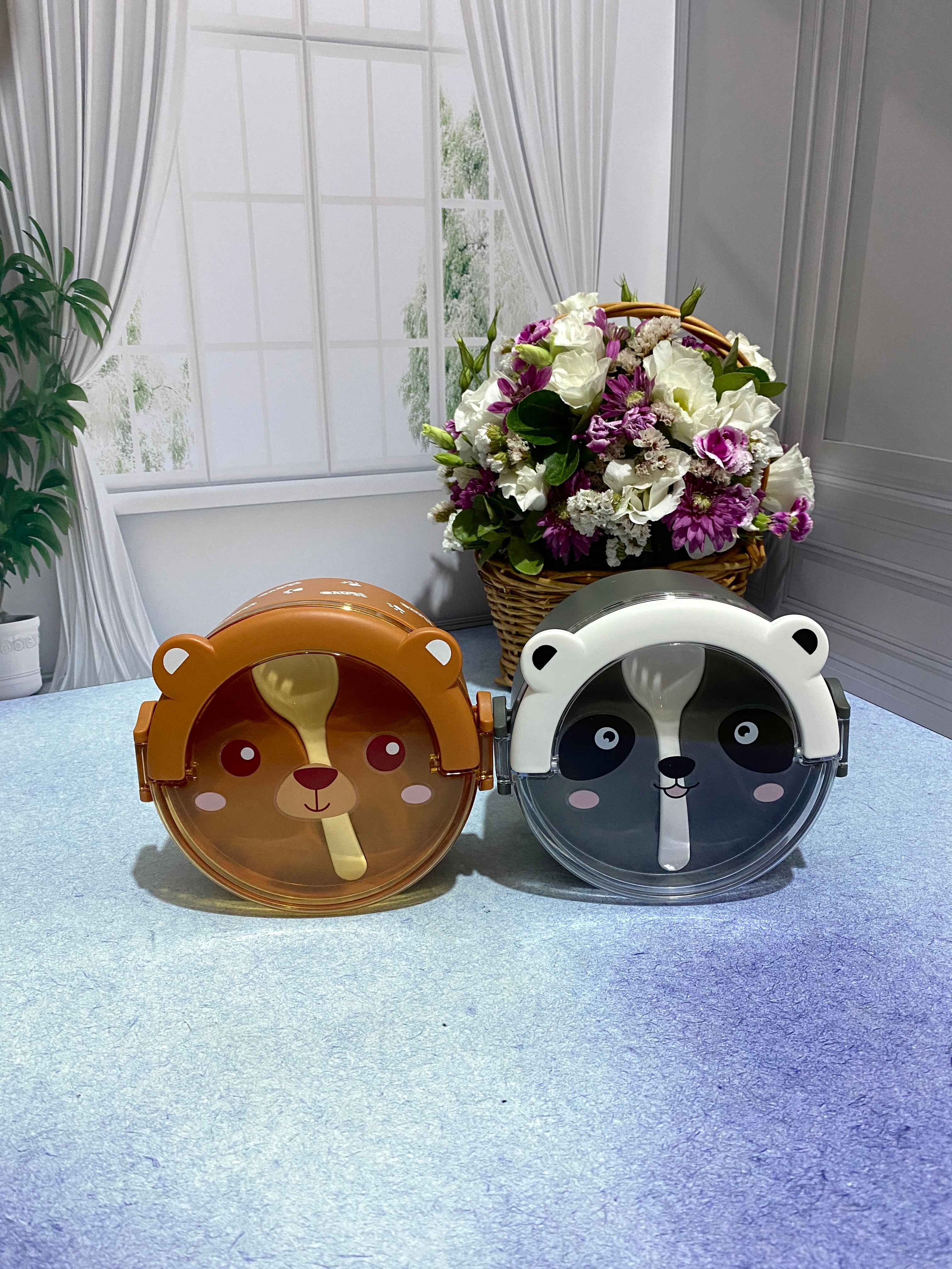 ظرف غذا یک طبقه طرح پاندا کد 41084